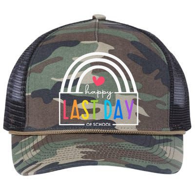 Last Day of School School Graduation Gifts Retro Rope Trucker Hat Cap