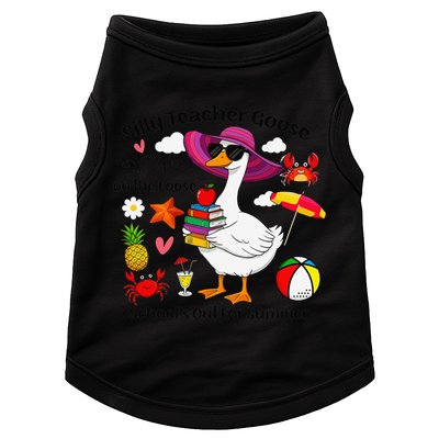 Last Day Of School Teacher Silly Goose Schools Out Summer Doggie Tank