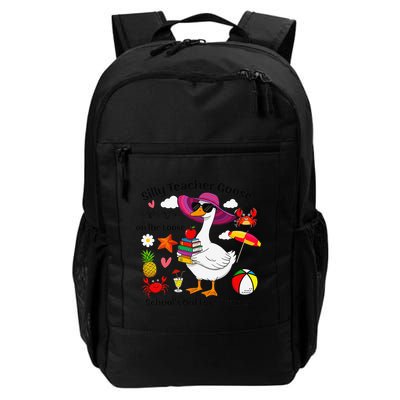 Last Day Of School Teacher Silly Goose Schools Out Summer Backpack