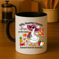 Last Day Of School Teacher Silly Goose Schools Out Summer Mug