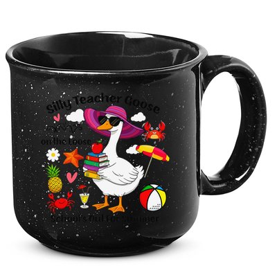 Last Day Of School Teacher Silly Goose Schools Out Summer 15oz Campfire Ceramic Mug