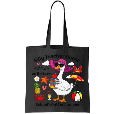 Last Day Of School Teacher Silly Goose Schools Out Summer Bag