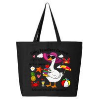 Last Day Of School Teacher Silly Goose Schools Out Summer 25L Jumbo Tote