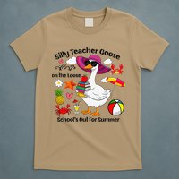 Last Day Of School Teacher Silly Goose Schools Out Summer T-Shirt