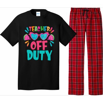 Last Day Of School Summer Break Teacher Off Duty Pajama Set