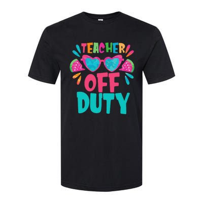 Last Day Of School Summer Break Teacher Off Duty Softstyle CVC T-Shirt