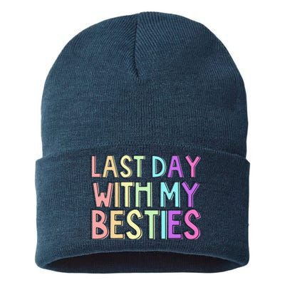 Last Day Of School Sustainable Knit Beanie