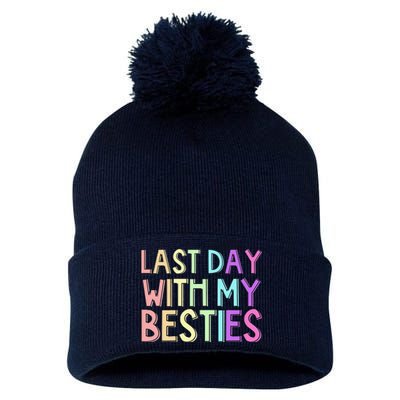 Last Day Of School Pom Pom 12in Knit Beanie