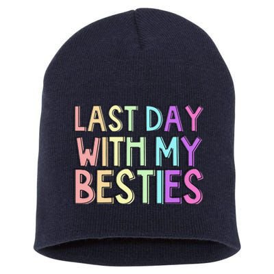 Last Day Of School Short Acrylic Beanie