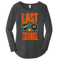 Last Day Of School Hello Summer Funny Tee For Women Women's Perfect Tri Tunic Long Sleeve Shirt