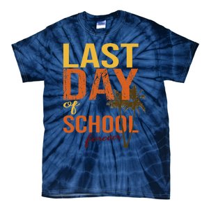 Last Day Of School Forever For Retiring Teachers Summer Tie-Dye T-Shirt