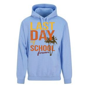 Last Day Of School Forever For Retiring Teachers Summer Unisex Surf Hoodie