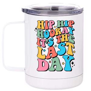 Last Day Of School Hello Summer Teacher For Women Student 12 oz Stainless Steel Tumbler Cup