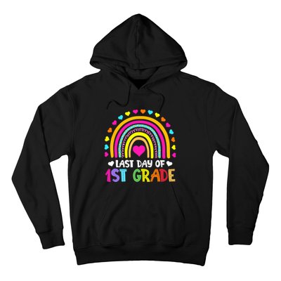 Last Day of 1st Grade Graduation Teacher Students Boy Girl Hoodie