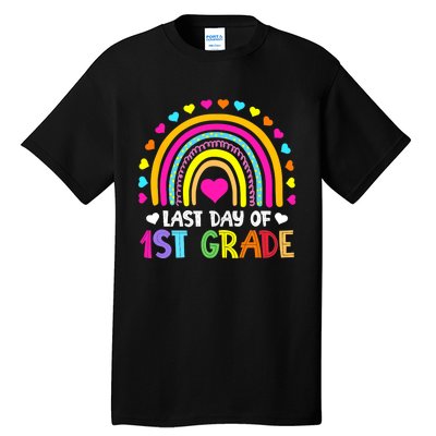 Last Day of 1st Grade Graduation Teacher Students Boy Girl Tall T-Shirt