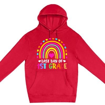 Last Day of 1st Grade Graduation Teacher Students Boy Girl Premium Pullover Hoodie