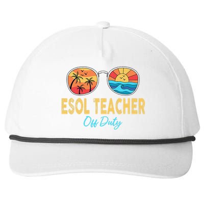 Last Day Of School Students Teacher Off Duty Summer Snapback Five-Panel Rope Hat