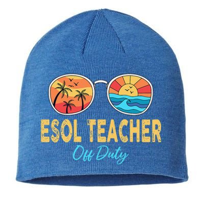 Last Day Of School Students Teacher Off Duty Summer Sustainable Beanie