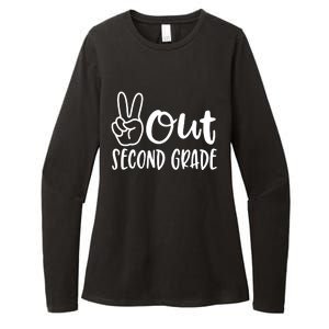 Last Day Of School Peace Out 2nd Second Grade Teacher Womens CVC Long Sleeve Shirt