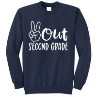 Last Day Of School Peace Out 2nd Second Grade Teacher Sweatshirt