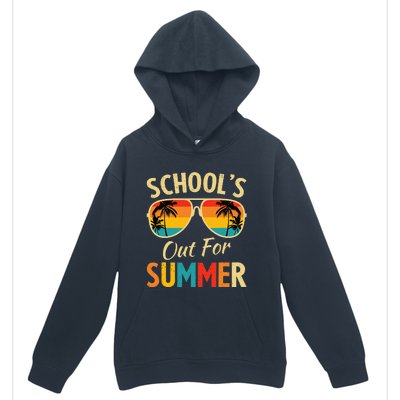 Last Day Of School Retro Schools Out For Summer Teacher Urban Pullover Hoodie