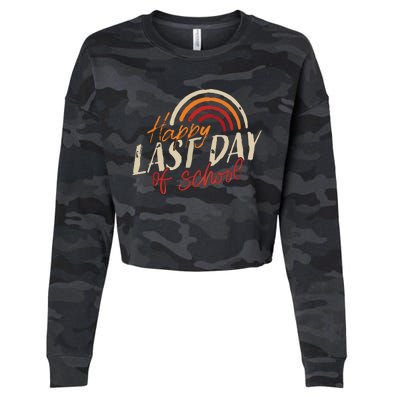 Last Day Of School Shirts For Teacher Student Graduation Cropped Pullover Crew