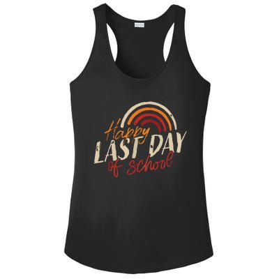 Last Day Of School Shirts For Teacher Student Graduation Ladies PosiCharge Competitor Racerback Tank