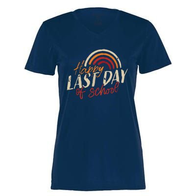 Last Day Of School Shirts For Teacher Student Graduation Women's Momentum V-Neck T-Shirt