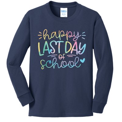 Last Day Of School Shirts Tie Dye School Graduation Gifts Kids Long Sleeve Shirt