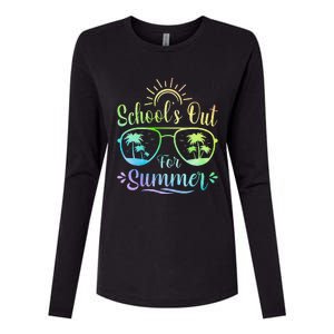 Last Day Of School Schools Out For Summer Womens Cotton Relaxed Long Sleeve T-Shirt