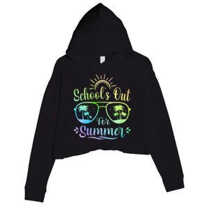 Last Day Of School Schools Out For Summer Crop Fleece Hoodie