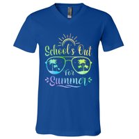 Last Day Of School Schools Out For Summer V-Neck T-Shirt