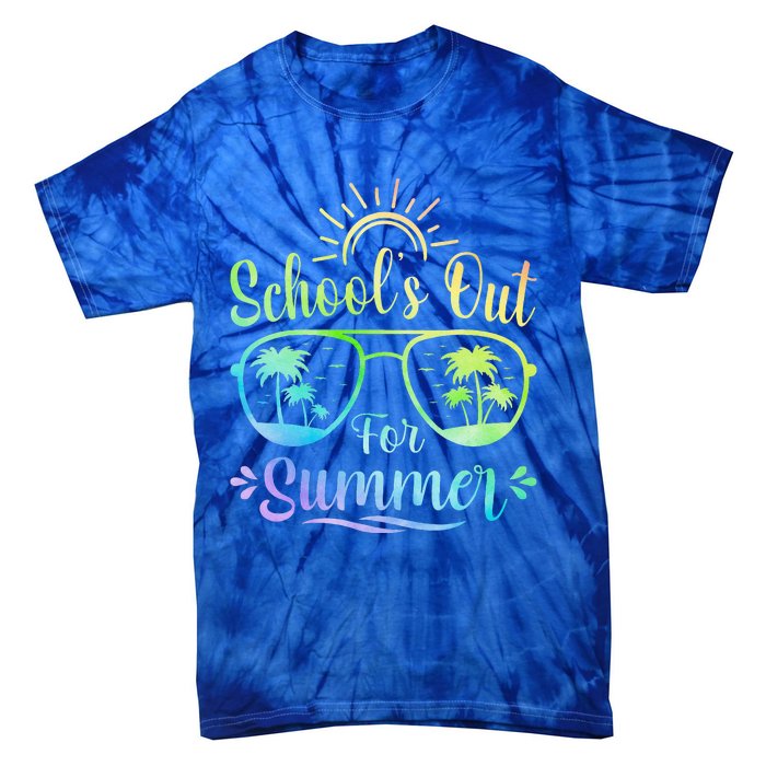 Last Day Of School Schools Out For Summer Tie-Dye T-Shirt