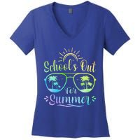 Last Day Of School Schools Out For Summer Women's V-Neck T-Shirt