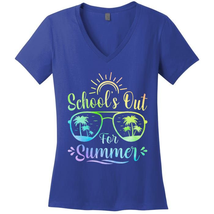 Last Day Of School Schools Out For Summer Women's V-Neck T-Shirt