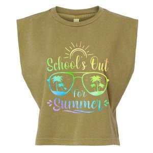 Last Day Of School Schools Out For Summer Garment-Dyed Women's Muscle Tee