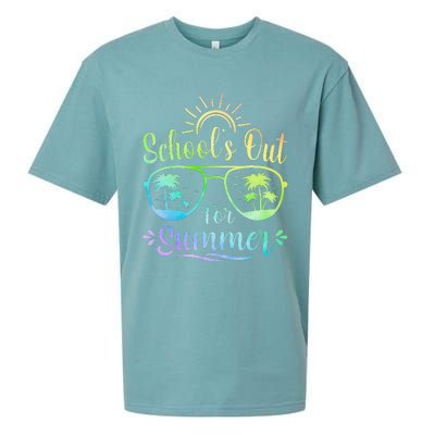 Last Day Of School Schools Out For Summer Sueded Cloud Jersey T-Shirt