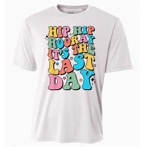 Last Day of School Hello Summer Teacher Cooling Performance Crew T-Shirt