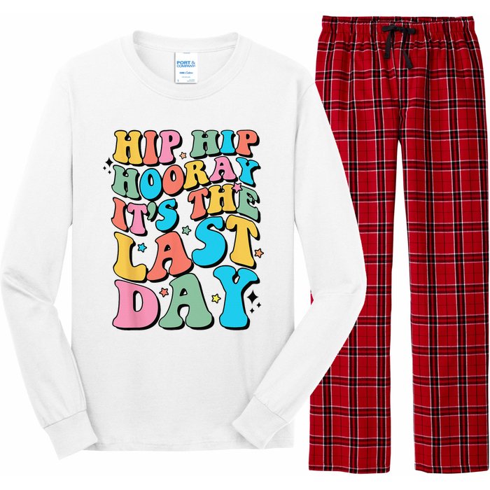 Last Day of School Hello Summer Teacher Long Sleeve Pajama Set