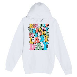 Last Day of School Hello Summer Teacher Premium Pullover Hoodie