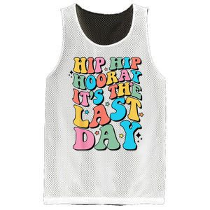 Last Day of School Hello Summer Teacher Mesh Reversible Basketball Jersey Tank