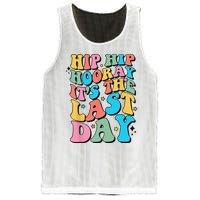 Last Day of School Hello Summer Teacher Mesh Reversible Basketball Jersey Tank