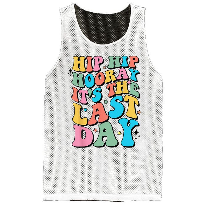 Last Day of School Hello Summer Teacher Mesh Reversible Basketball Jersey Tank