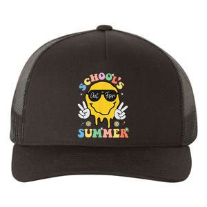 Last Day Of School Schools Out For Summer Teacher Yupoong Adult 5-Panel Trucker Hat