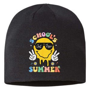 Last Day Of School Schools Out For Summer Teacher Sustainable Beanie