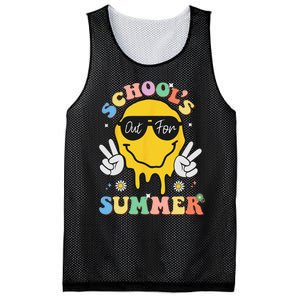 Last Day Of School Schools Out For Summer Teacher Mesh Reversible Basketball Jersey Tank