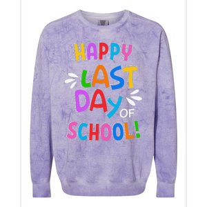 Last Day Of School Gifts For School Graduation Colorblast Crewneck Sweatshirt