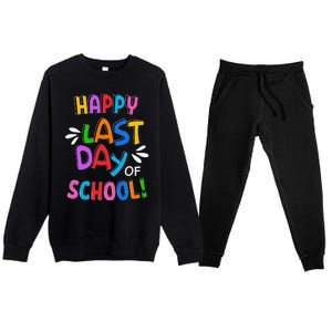 Last Day Of School Gifts For School Graduation Premium Crewneck Sweatsuit Set