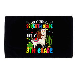 Last Day Of School Goodbye Seventh Grade Hello 8th Grade Microfiber Hand Towel