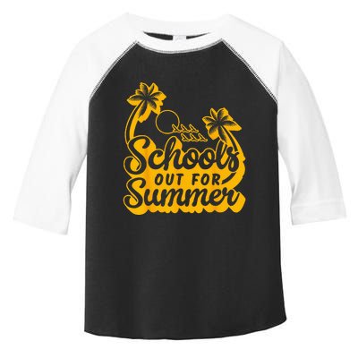 Last Day Of School Teacher Schools Out For Summer Student Toddler Fine Jersey T-Shirt